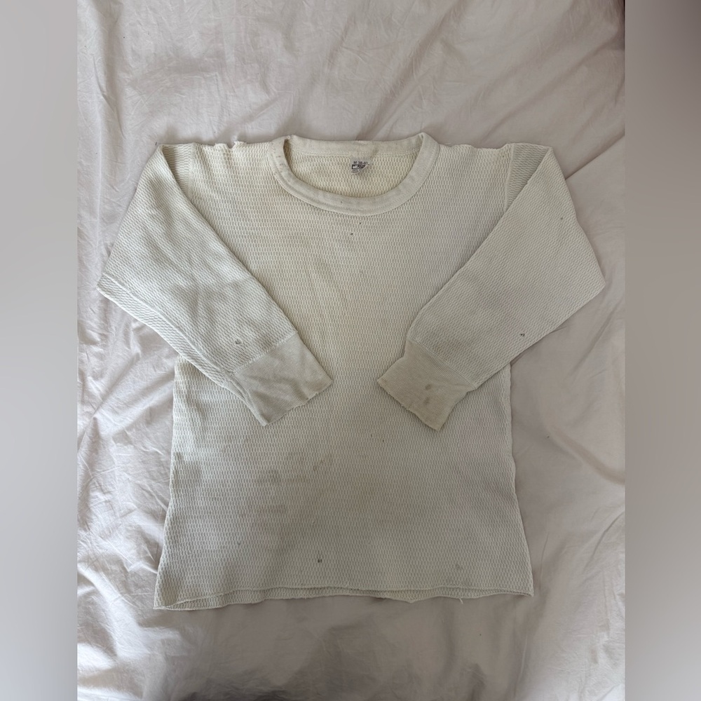 Vintage thrashed men’s vintage cotton thermal